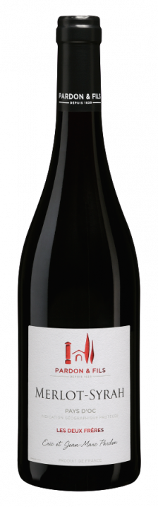 Vin de Pays d'oc Merlot-Syrah rouge - Pardon & Fils
