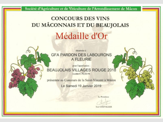 Concours des Vins du Mâconnais et du Beaujolais