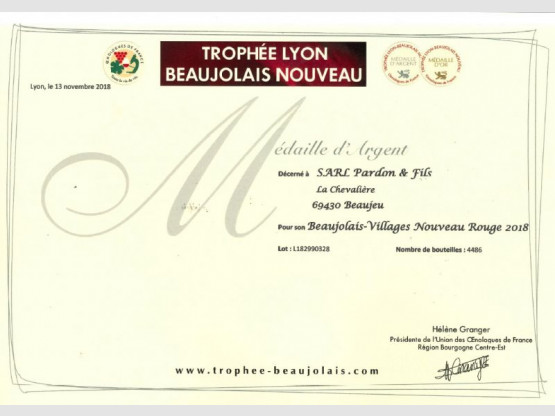 TROPHÉE LYON BEAUJOLAIS NOUVEAU