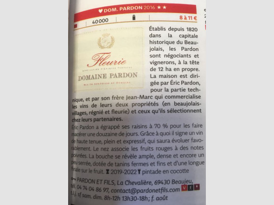 Guide Hachette des Vins 2018 !