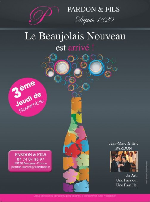 Le Beaujolais Nouveau est arrivé !