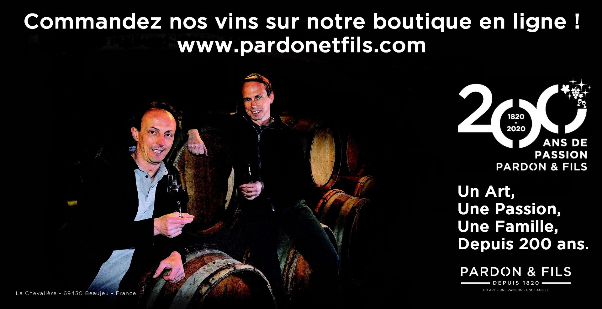 Commandez nos vins en ligne !