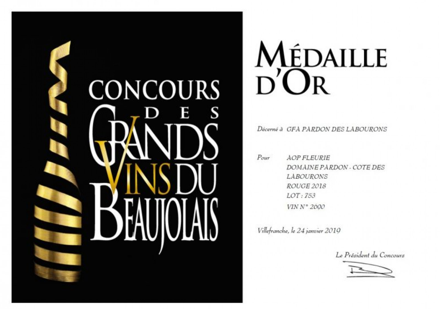 Concours des Grands Vins du Beaujolais