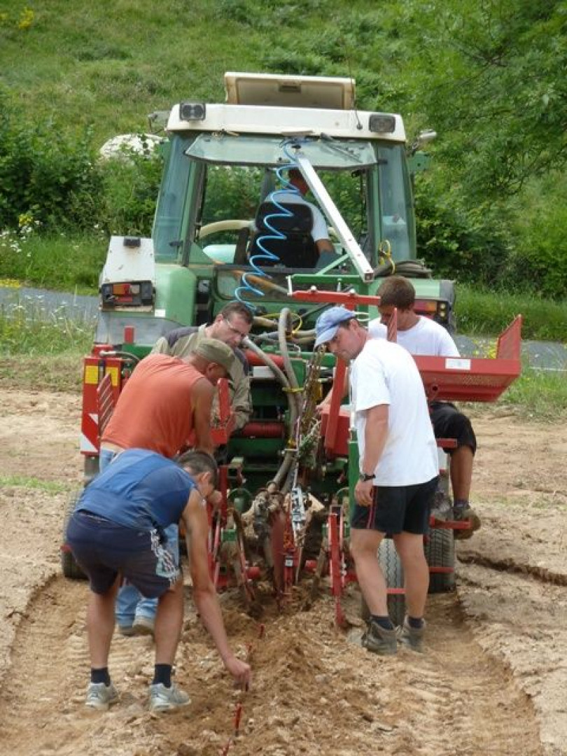 Renouvellement de la plantation dans notre Domaine à Fleurie !