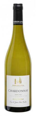 Vin de Pays d'oc Chardonnay blanc - Pardon & Fils, vin biodynamique
