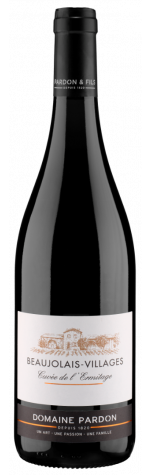Beaujolais-Villages Rouge - « Cuvée de l'Ermitage » - Domaine Pardon, Biodynamic wine
