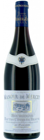Bourgogne Hautes Côtes de Beaune - « Manoir de Mercey » - Domaine Berger-Rive, vin biodynamique