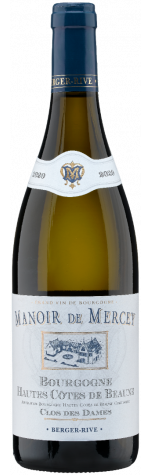 Bourgogne Hautes Côtes de Beaune Blanc - « Manoir de Mercey - Clos des Dames » - Domaine Berger-Rive, Biodynamic wine